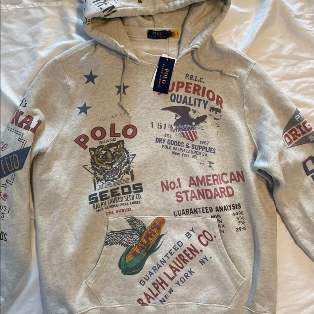 Polo Vintage logo Hoodie